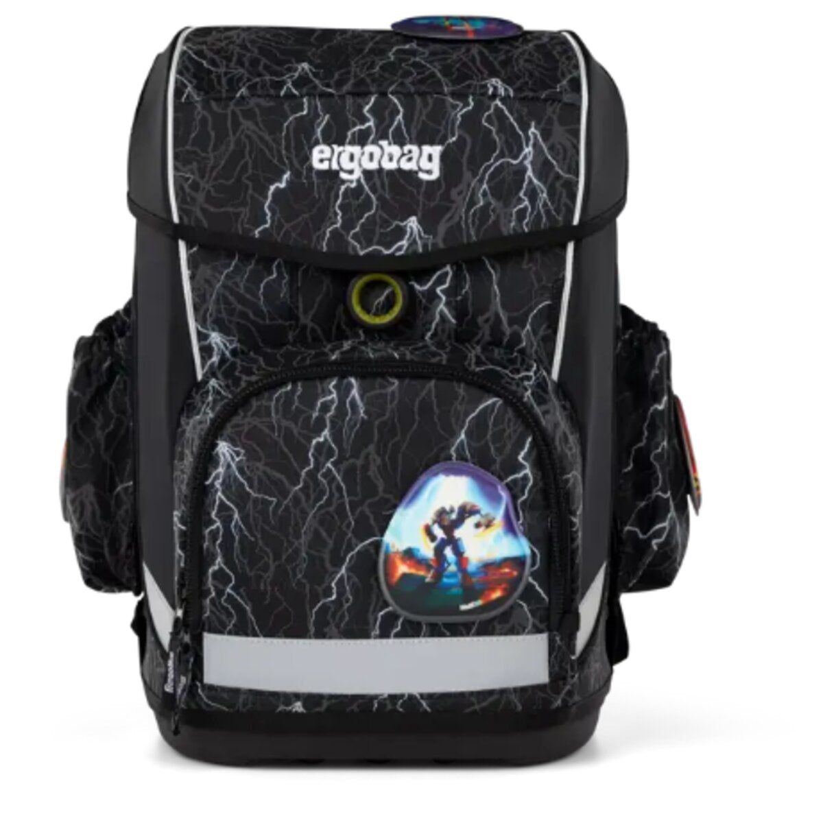 ergobag CUBO LIGHT Schulrucksack-Set Super ReflektBär, 6-teilig