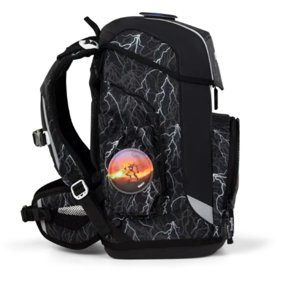 ergobag CUBO LIGHT Schulrucksack-Set Super ReflektBär, 6-teilig