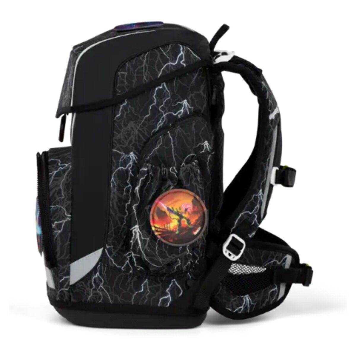ergobag CUBO LIGHT Schulrucksack-Set Super ReflektBär, 6-teilig