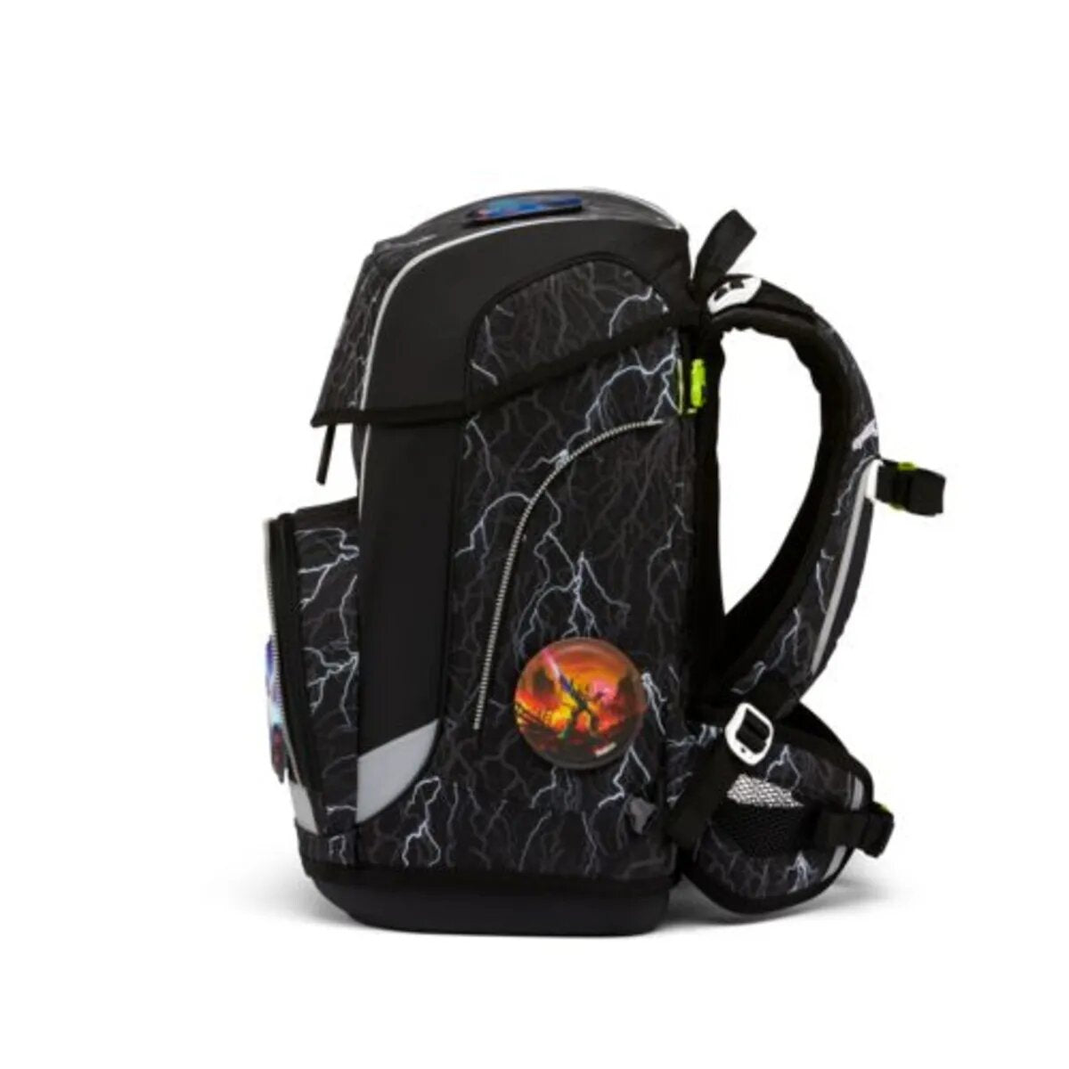 ergobag CUBO LIGHT Schulrucksack-Set Super ReflektBär, 6-teilig