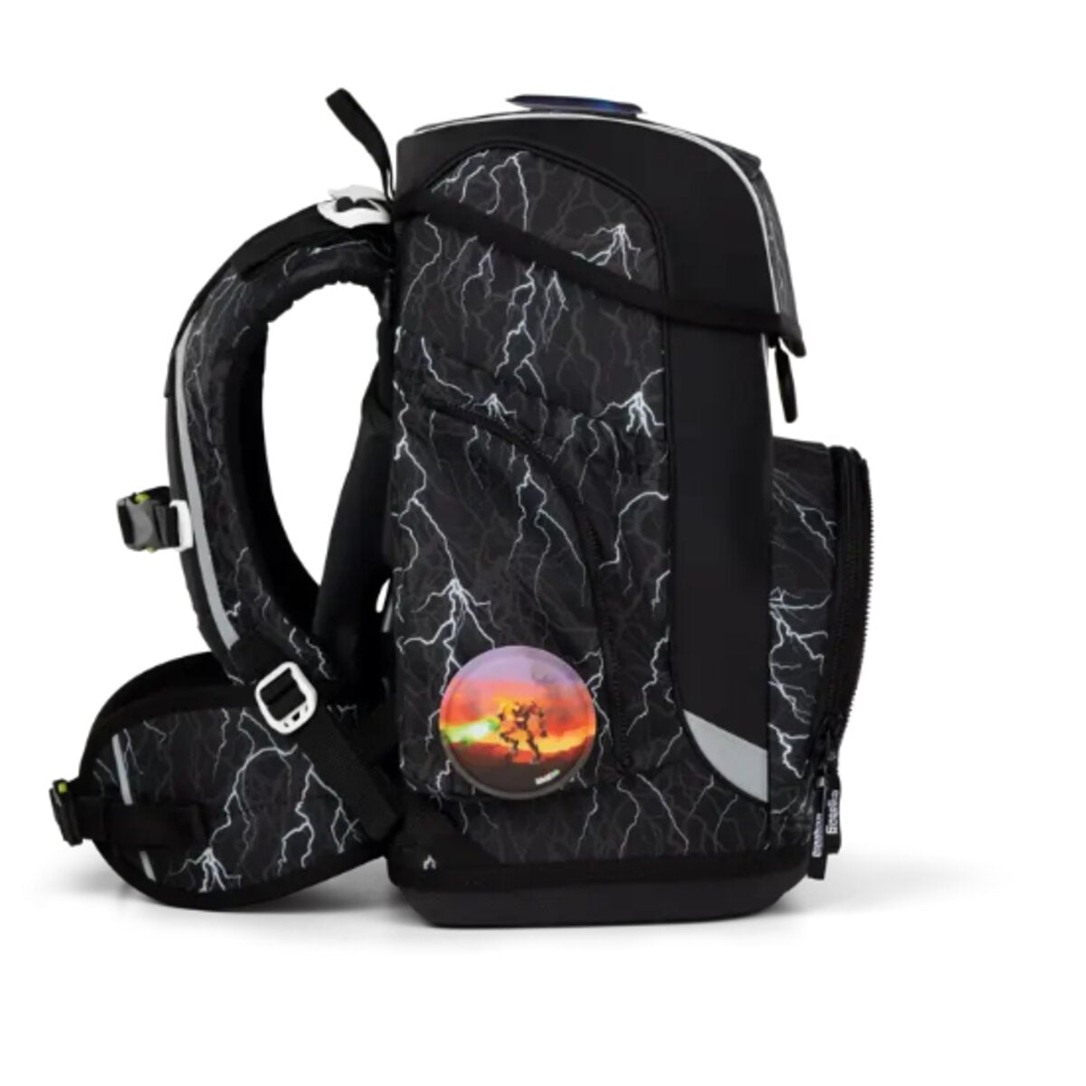 ergobag CUBO Schulrucksack-Set Super ReflektBär, 5-teilig