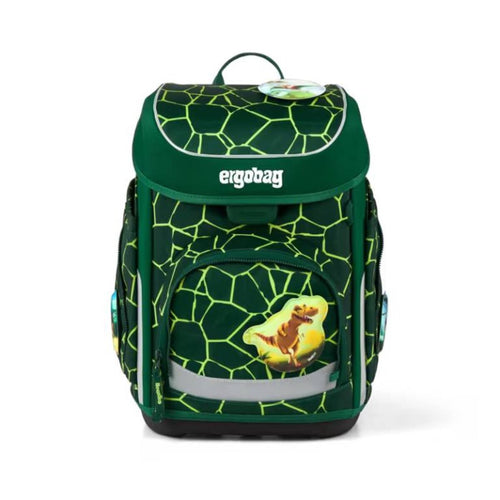 ergobag Cubo Set Schulranzen-Set BärRex, 5-teilig Grün 19 Liter