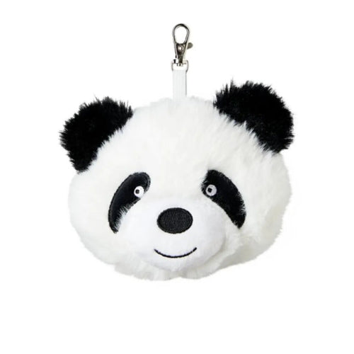 ergobag Plüsch Hangies Panda Schwarz, Weiß 5,5 x 7 x 5 cm