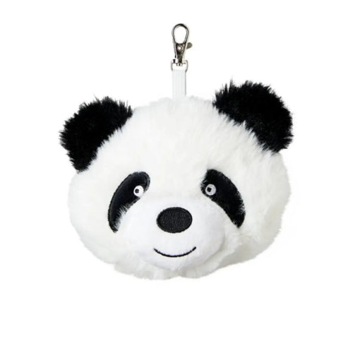 ergobag Plüsch Hangies Panda Schwarz, Weiß 5,5 x 7 x 5 cm