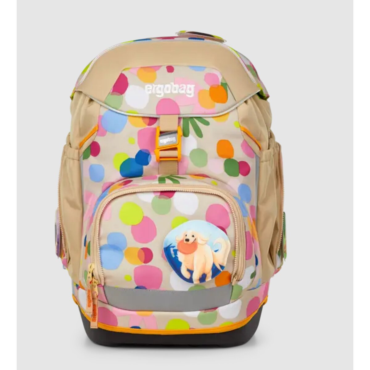 ergobag PACK Schulrucksack-Set Flower PowBär, 6-teilig