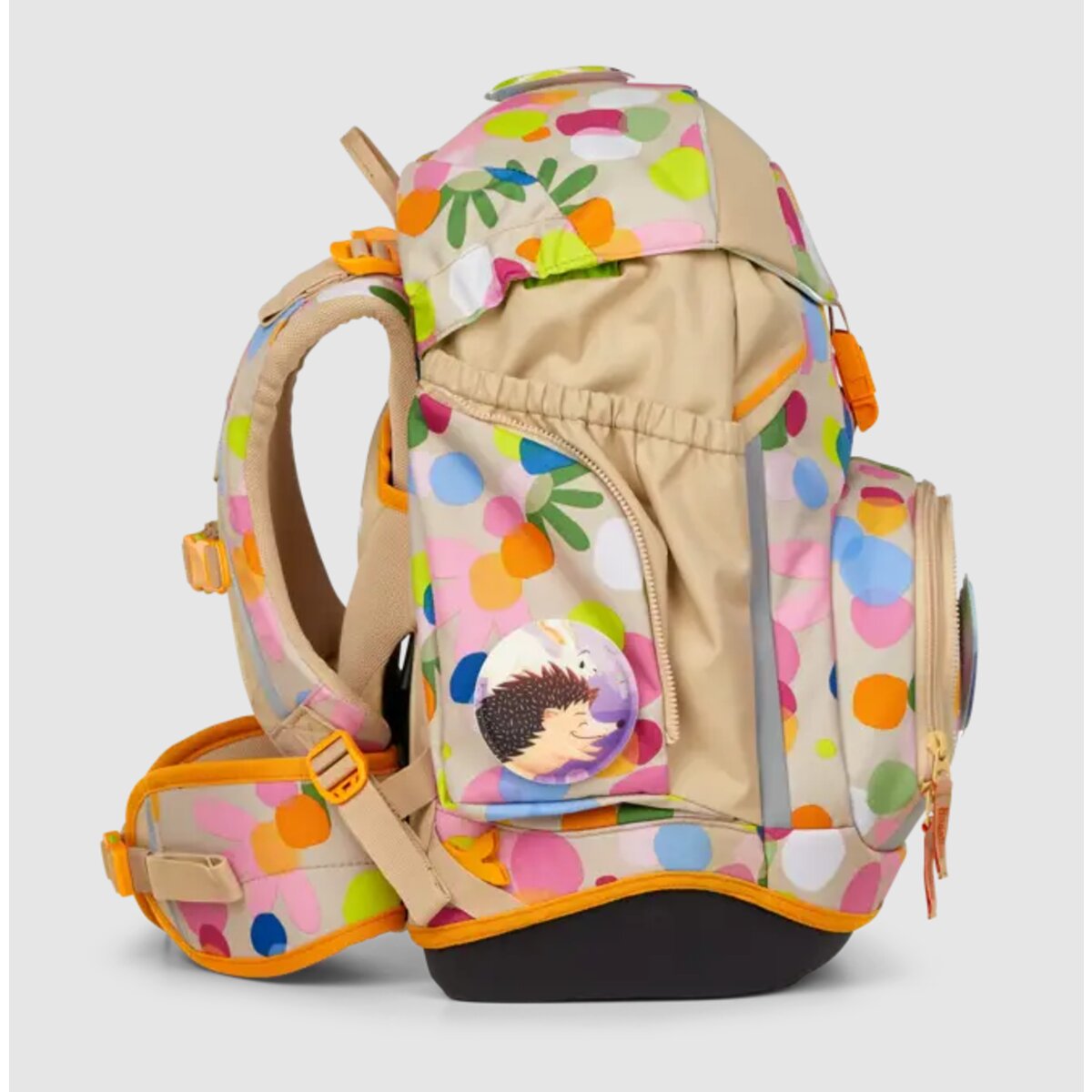 ergobag PACK Schulrucksack-Set Flower PowBär, 6-teilig