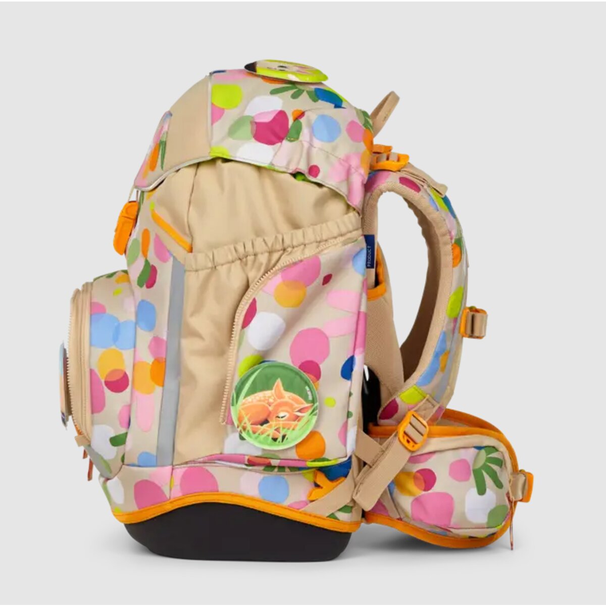 ergobag PACK Schulrucksack-Set Flower PowBär, 6-teilig