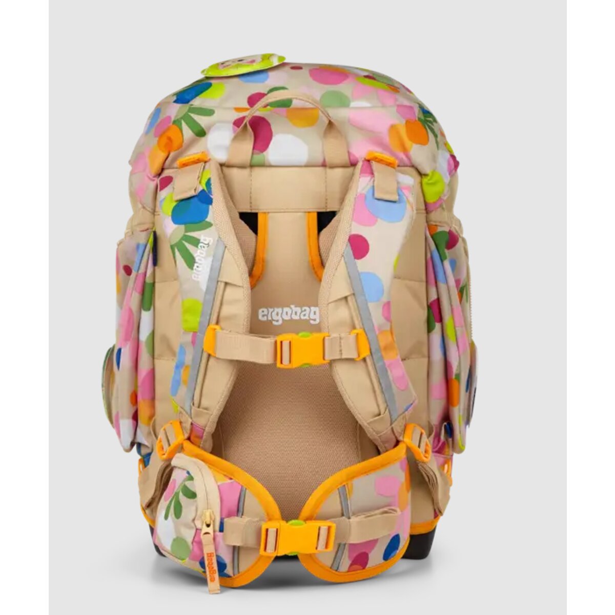 ergobag PACK Schulrucksack-Set Flower PowBär, 6-teilig