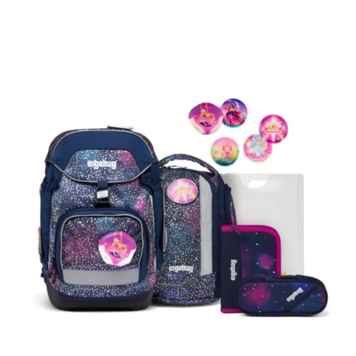 ergobag PACK SPECIAL Schulrucksack-Set Bärlaxy, 6-teilig