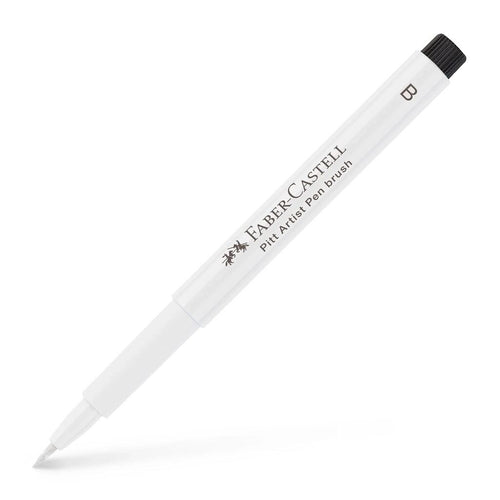 Faber-Castell Tuschestift Pitt Artist Pen B mit Pinselspitze, weiß