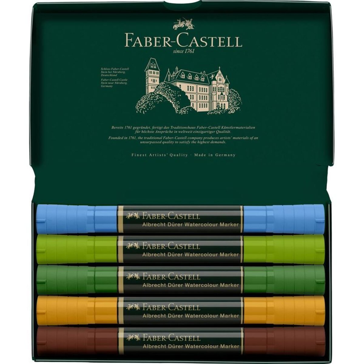 Faber-Castell Albrecht Dürer Watercolour Marker 5er Etui, Plein Air