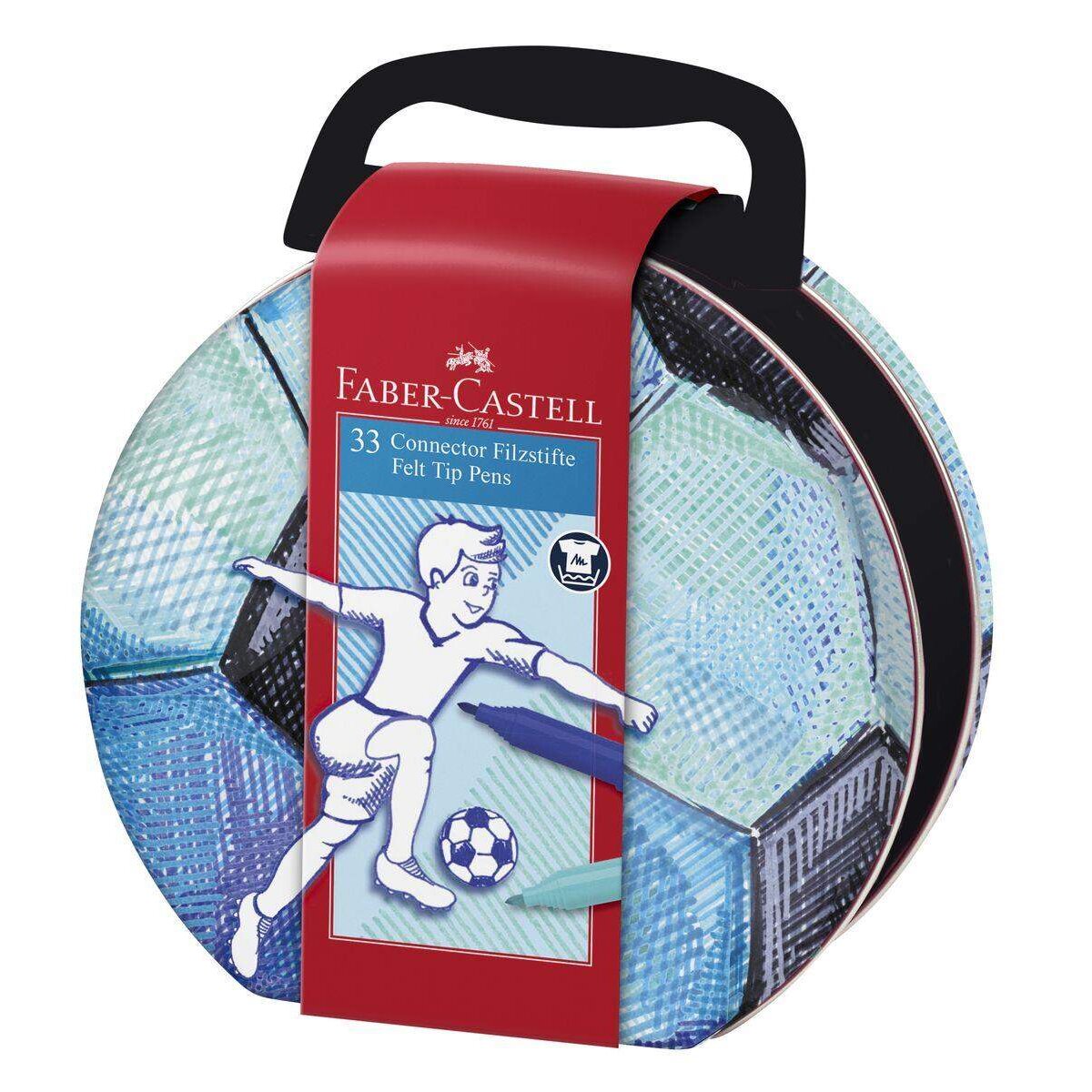 Faber-Castell Filzstift Connector Fußballkoffer