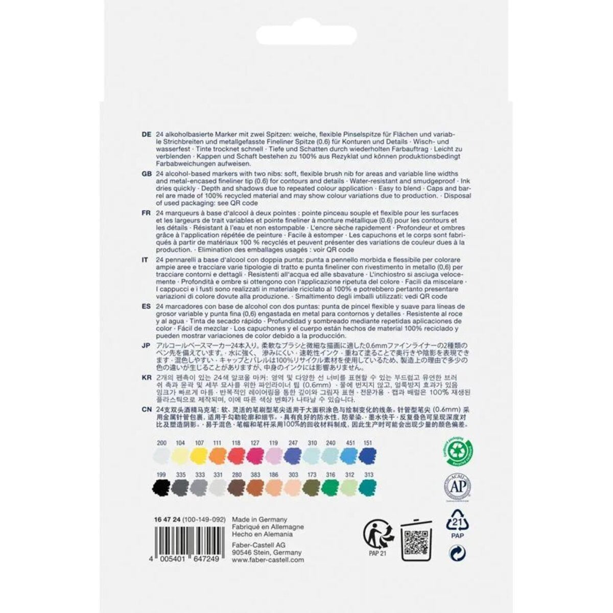 Faber-Castell Goldfaber Sketch Marker, 24er Etui