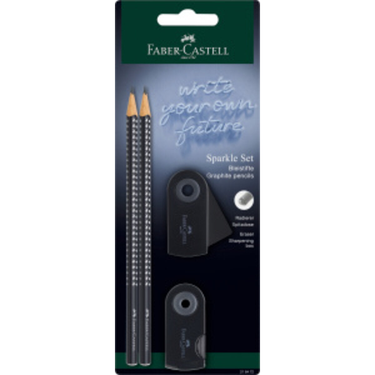 Faber-Castell Schreibset Sparkle black BK