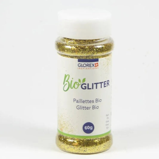 Glorex Bio Glitter 60g gold