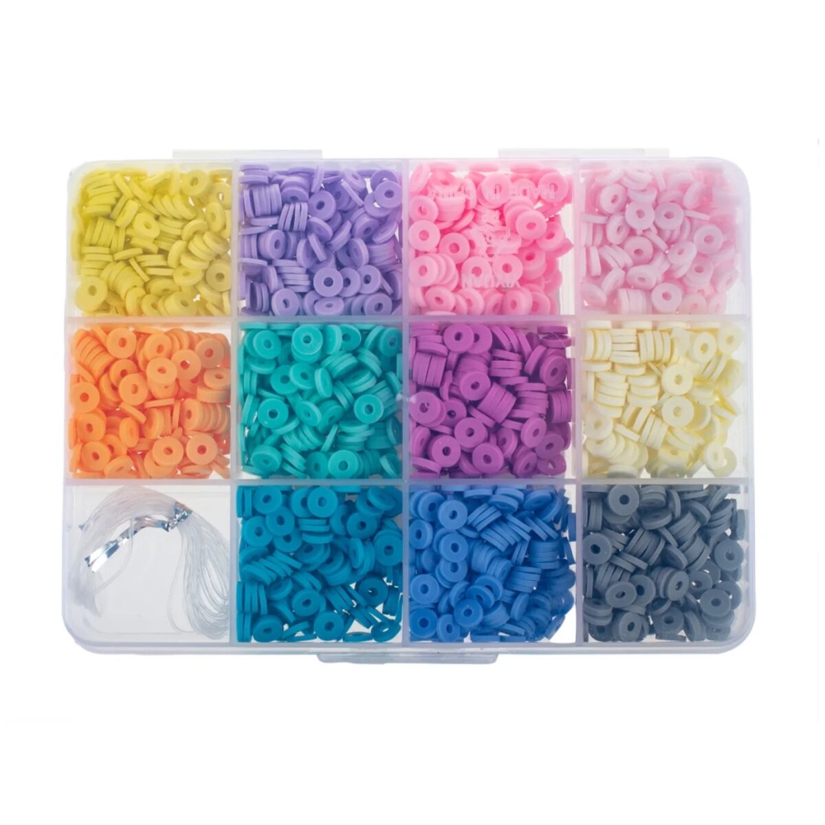 Glorex Perlen-Set Heishi Pastell