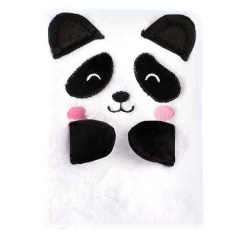 Idena Notizbuch Fluffy Panda liniert 80 Blatt 80g/m² DIN A5
