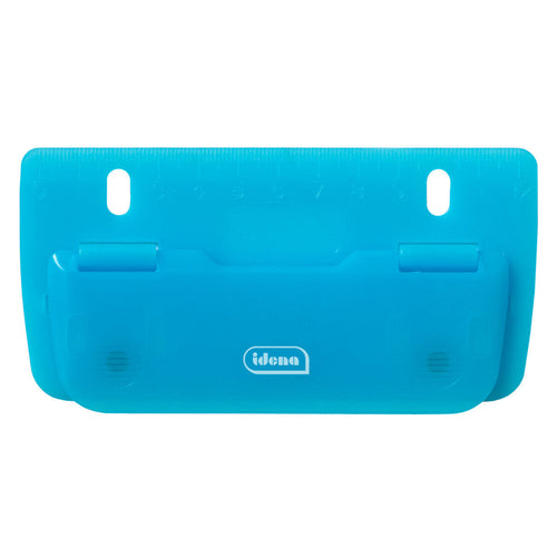 Idena Taschenlocher bis 4 Blatt aus Kunststoff blau
