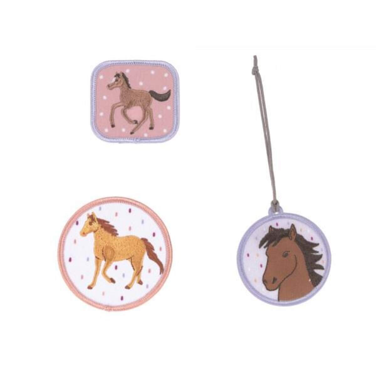 Lässig Anhänger & Patches - Schul Set Unique, Horse
