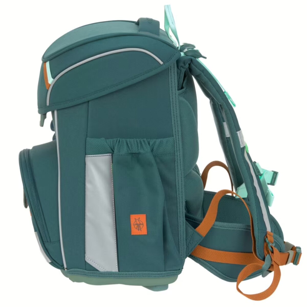 Lässig Slim Unique Schulranzen-Set 7tlg Dark Green