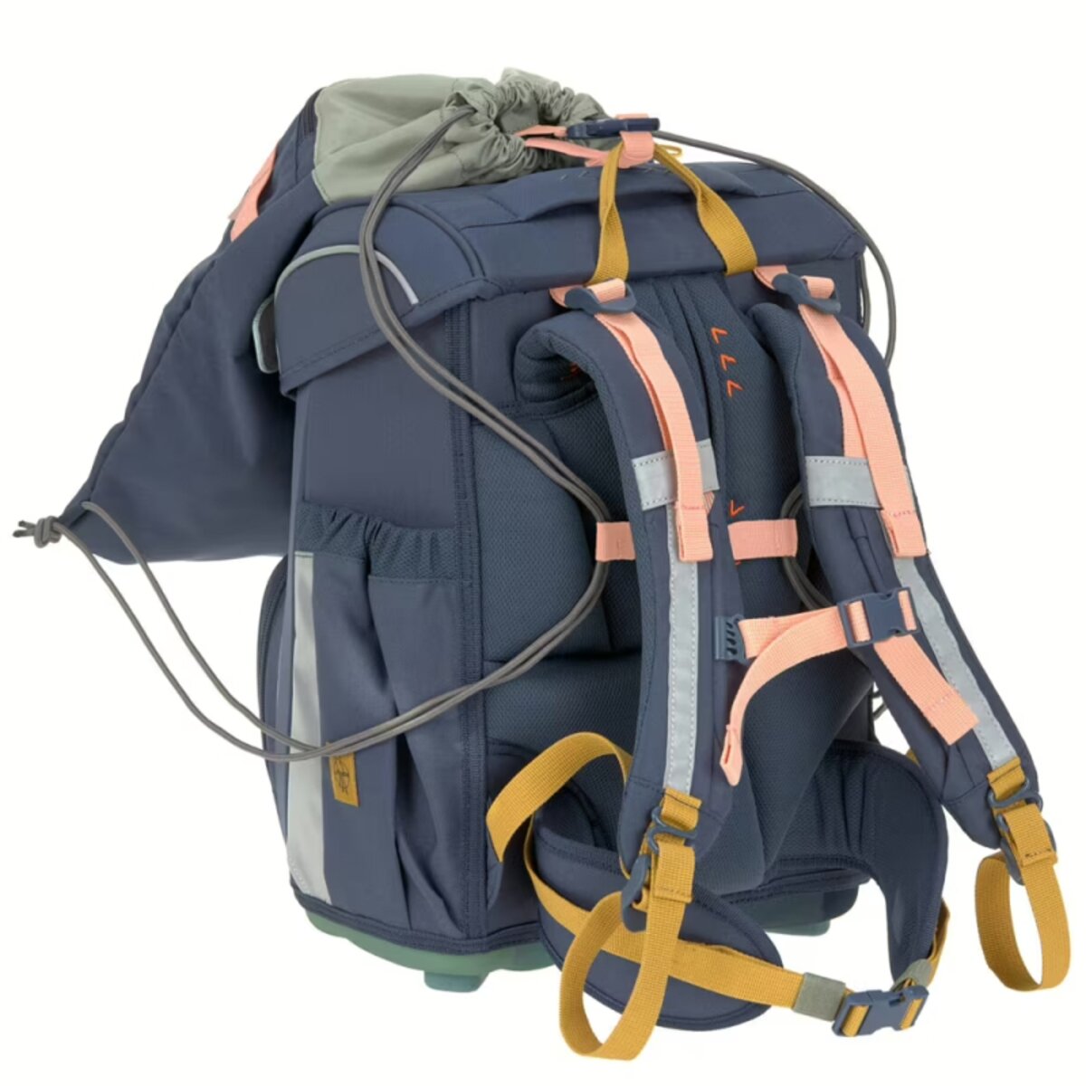 Lässig Slim Unique Schulranzen-Set 7tlg Navy