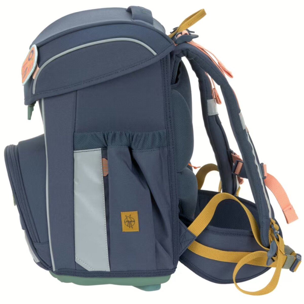 Lässig Slim Unique Schulranzen-Set 7tlg Navy