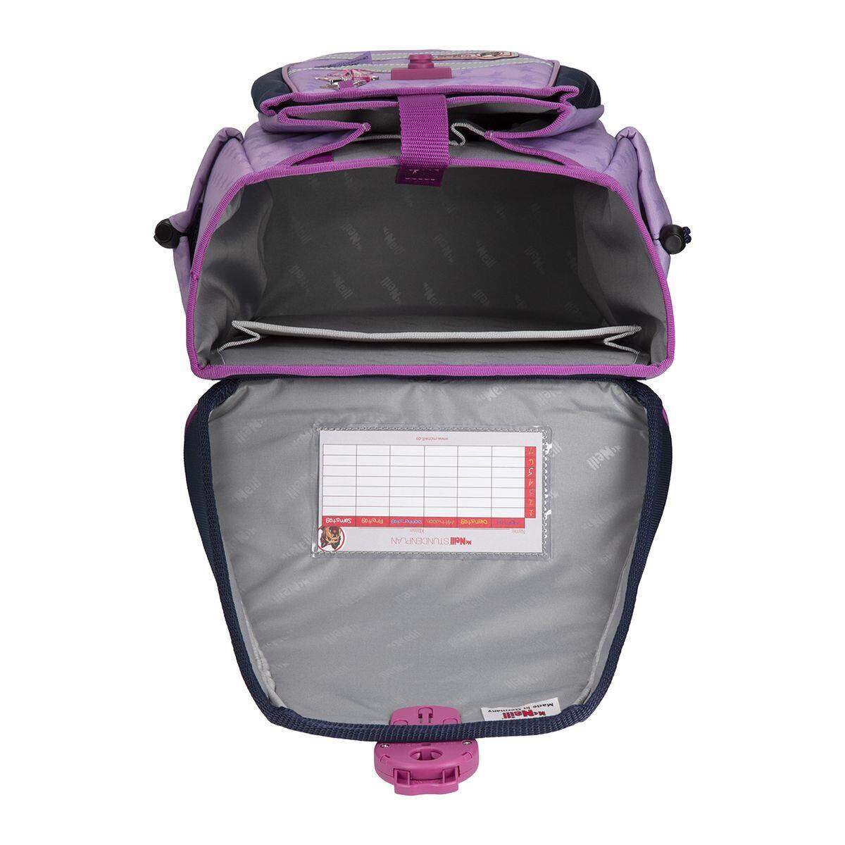 McNeill Ergo Pure Flex Schulranzenset Stormy, 4-teilig