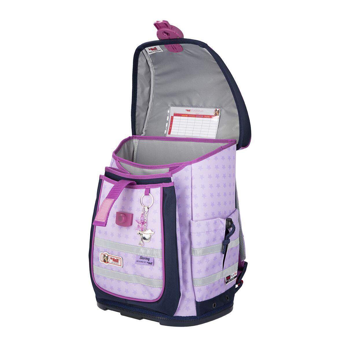 McNeill Ergo Pure Flex Schulranzenset Stormy, 4-teilig