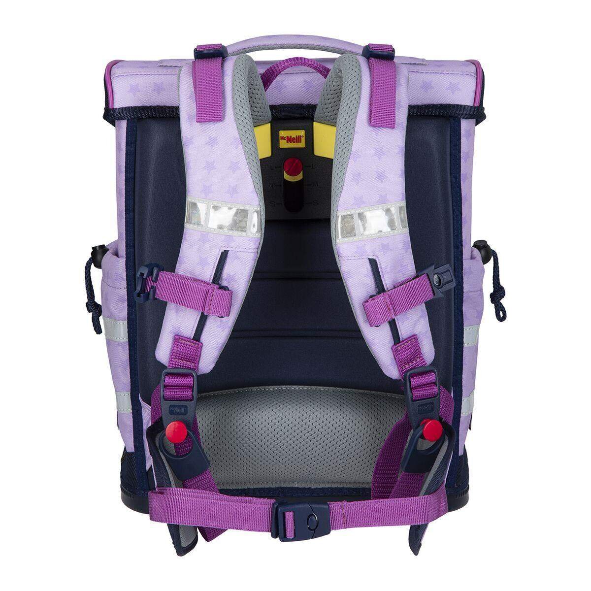 McNeill Ergo Pure Flex Schulranzenset Stormy, 4-teilig