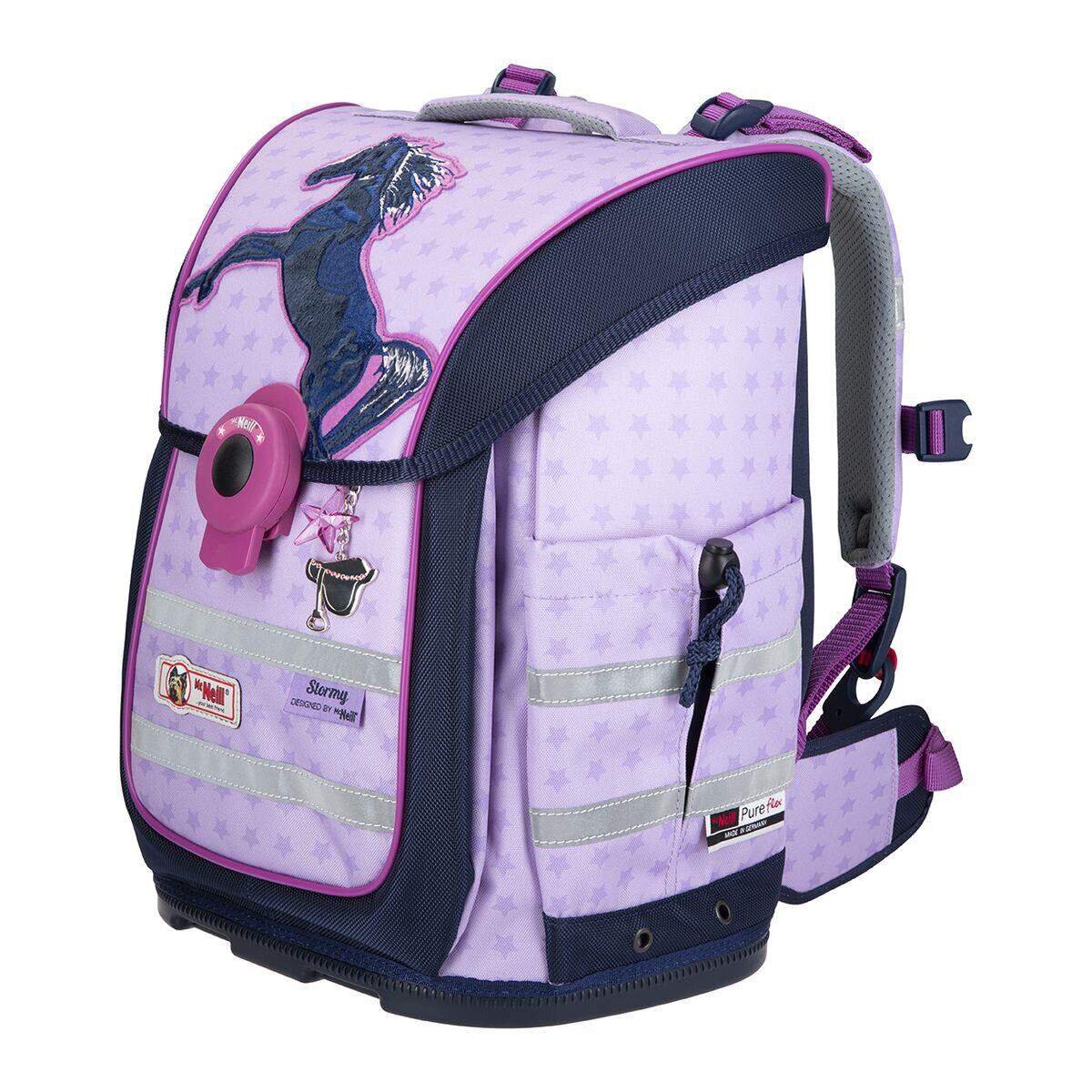 McNeill Ergo Pure Flex Schulranzenset Stormy, 4-teilig