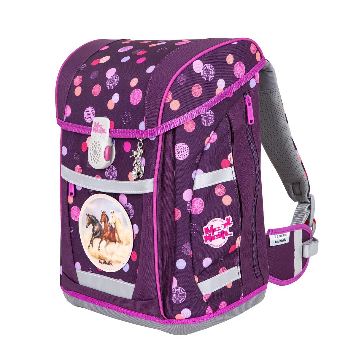 McNeill Schulranzen-Set TENERO 5tlg. RUBY -Kollektion 2024-