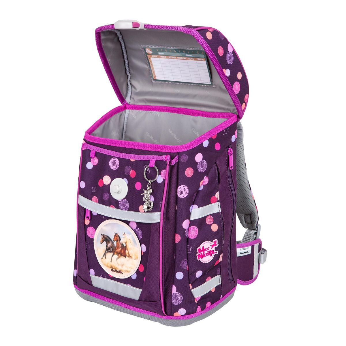 McNeill Schulranzen-Set TENERO 5tlg. RUBY -Kollektion 2024-