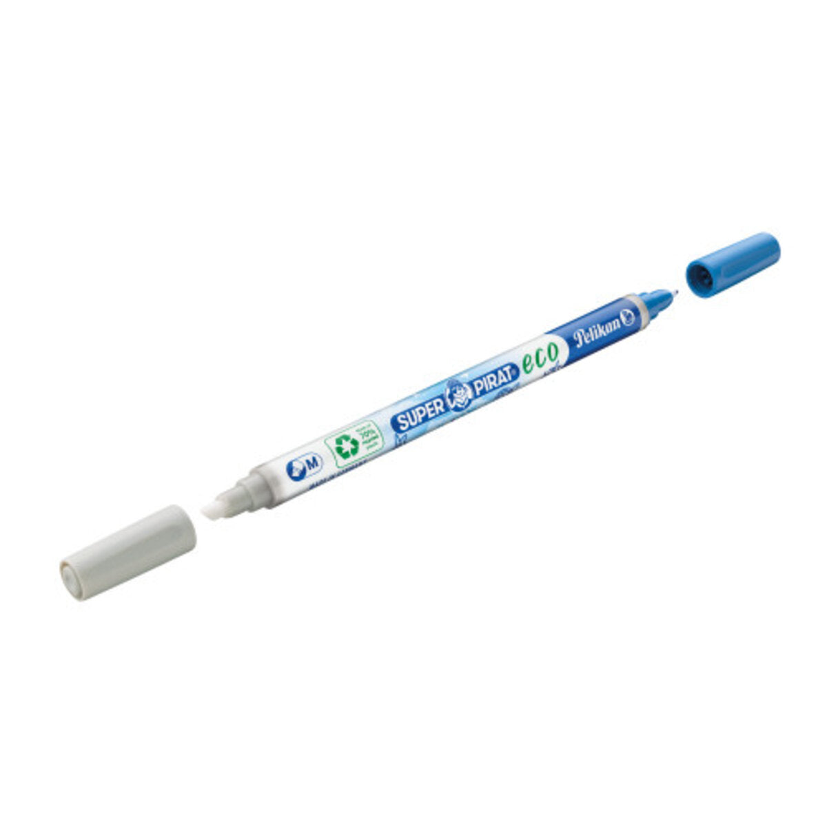 Pelikan Tintenlöscher SuperPirat eco Strichstärke M (Multispitze) Blisterverpackung mit 2 Stück