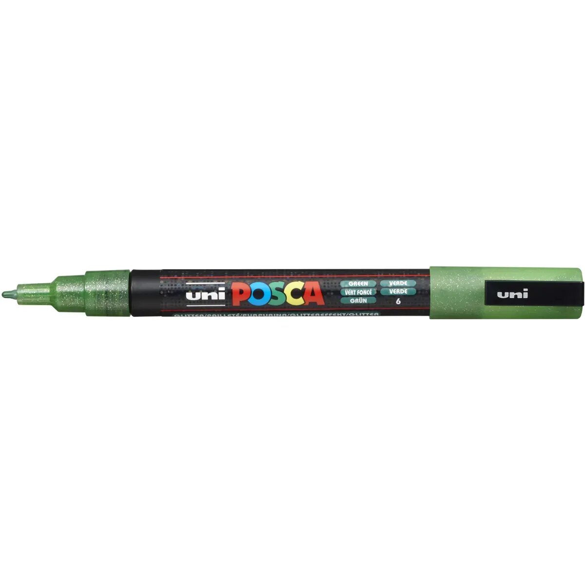 Posca Marker UNI POSCA PC-3M Glitter grün
