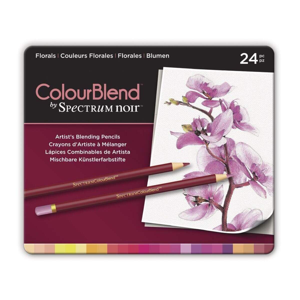 Rayher ColourBlend Spectrum Noir Florales Farbstifte 24er