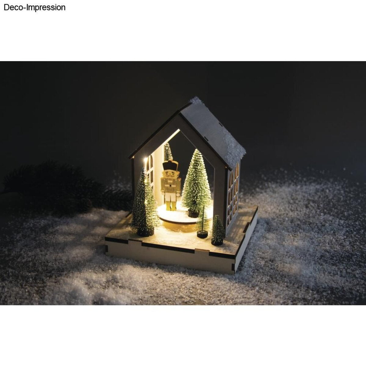 Rayher Holz 3D-Bausatz Haus Krippe Weihnachten