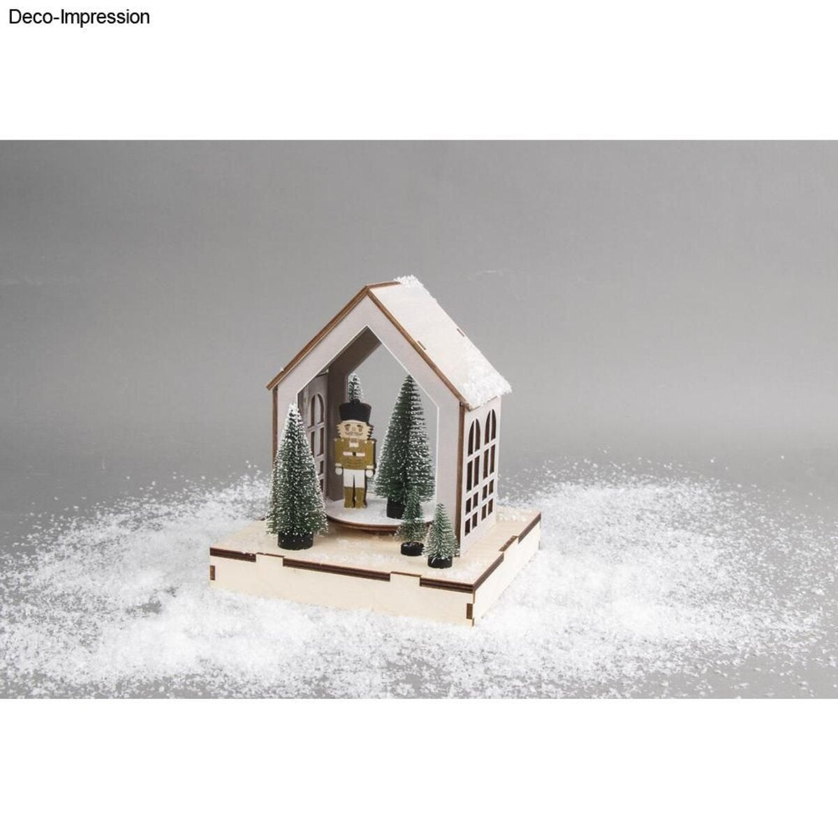 Rayher Holz 3D-Bausatz Haus Krippe Weihnachten