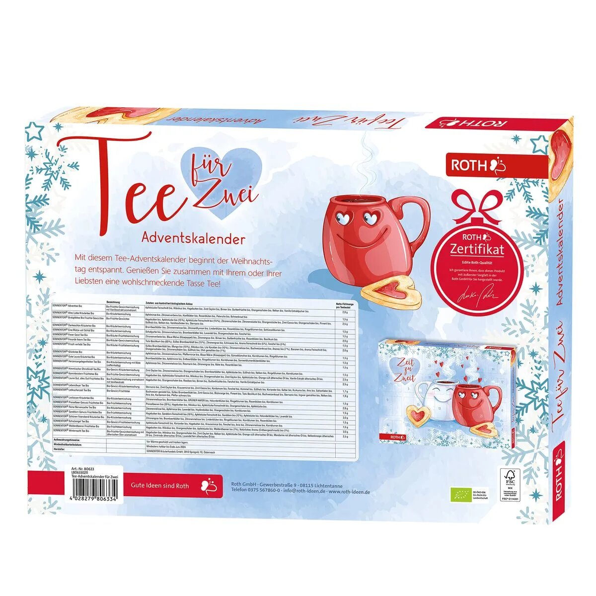Roth Tee-Adventskalender für Zwei