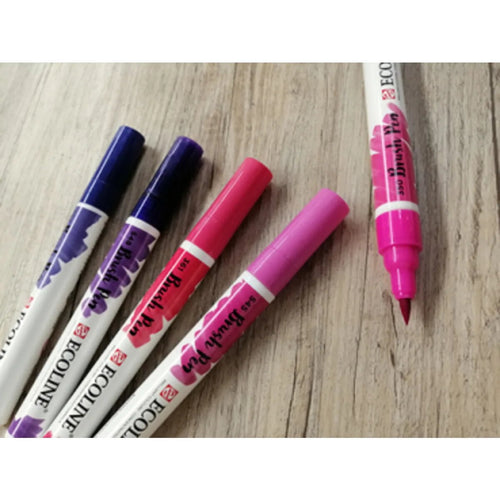 Royal Talens Ecoline Brushpen 15er + Papier