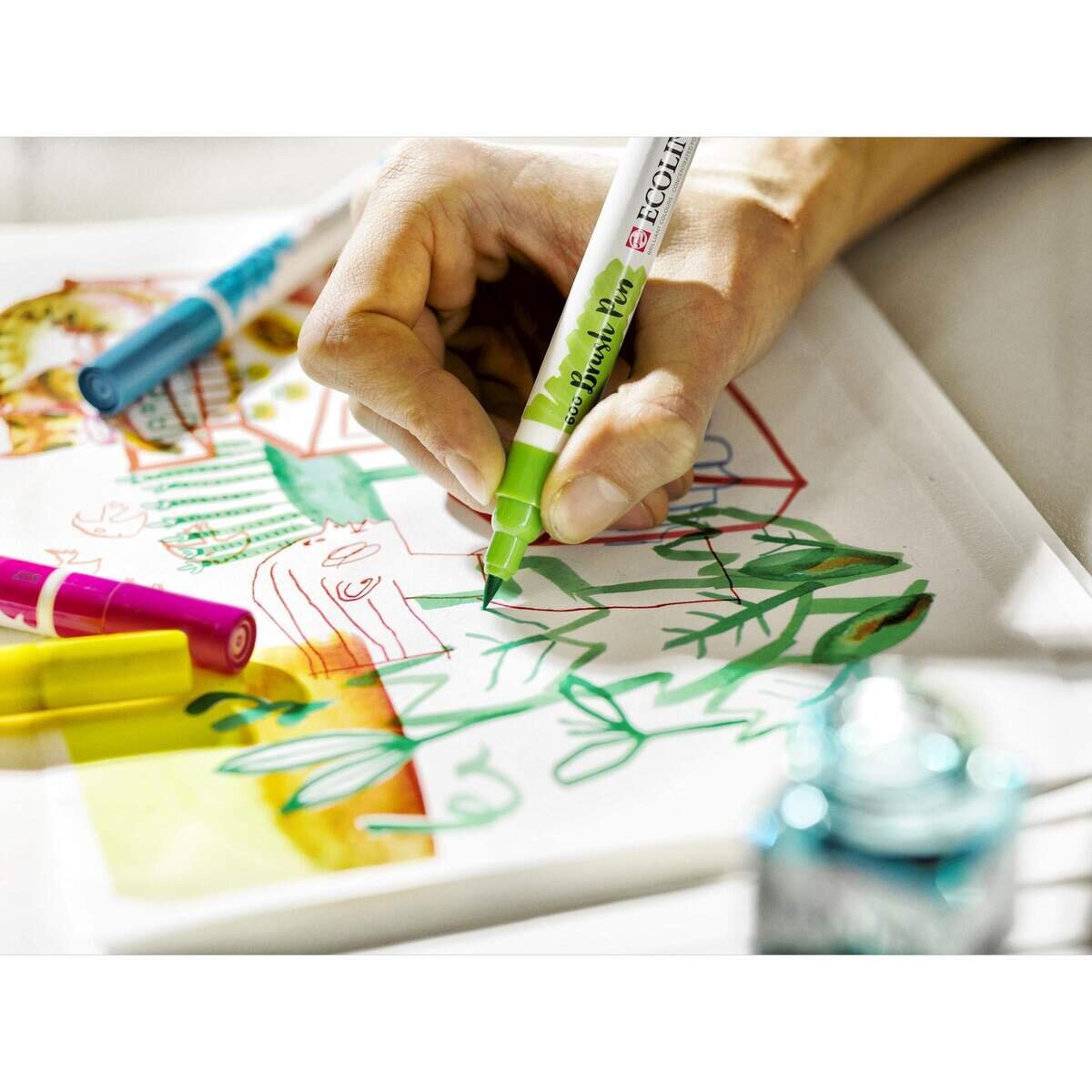 Royal Talens Ecoline Brushpen Set 10er