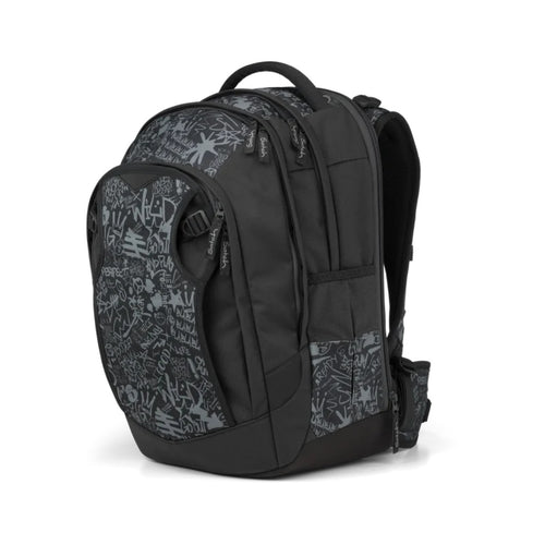 Satch Match Plus Street Ink Schulrucksack 30 + 5 Liter schwarz