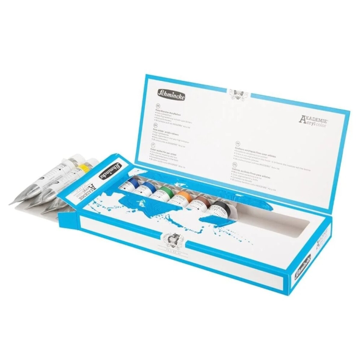 Schmincke Akademie Acrylic Colour Set 10 x 60ml