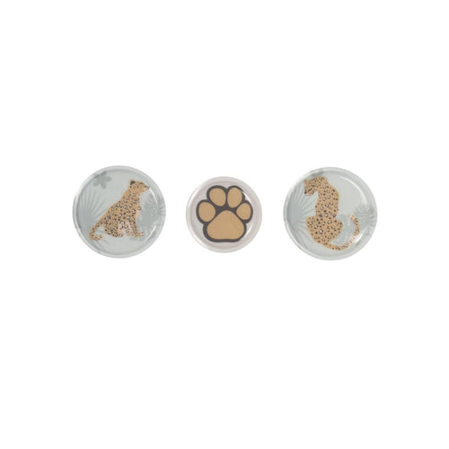 3er Patchy-Set Leopard