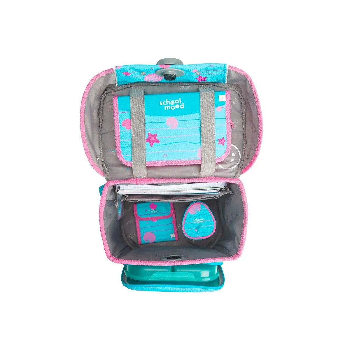 School-Mood Champion Pro Lilly (Meerjungfrau), 7-tlg. Schulranzenset