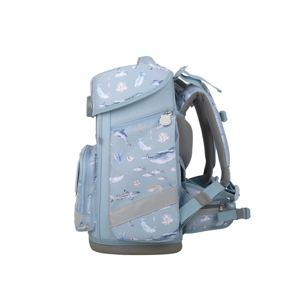 School-Mood Schulranzen-Set Champion Maxx Aqua (Nordic Collection), 7-teilig