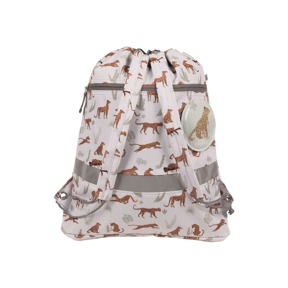 School-Mood Schulranzen-Set Champion Maxx Leopard (Nordic Collection), 7-teilig