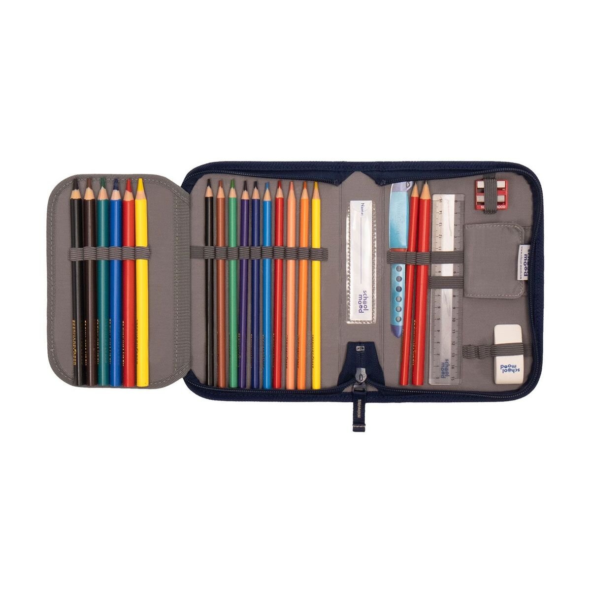 School-Mood Timeless Air+ Schulranzenset Yuna Neon, 7-teilig