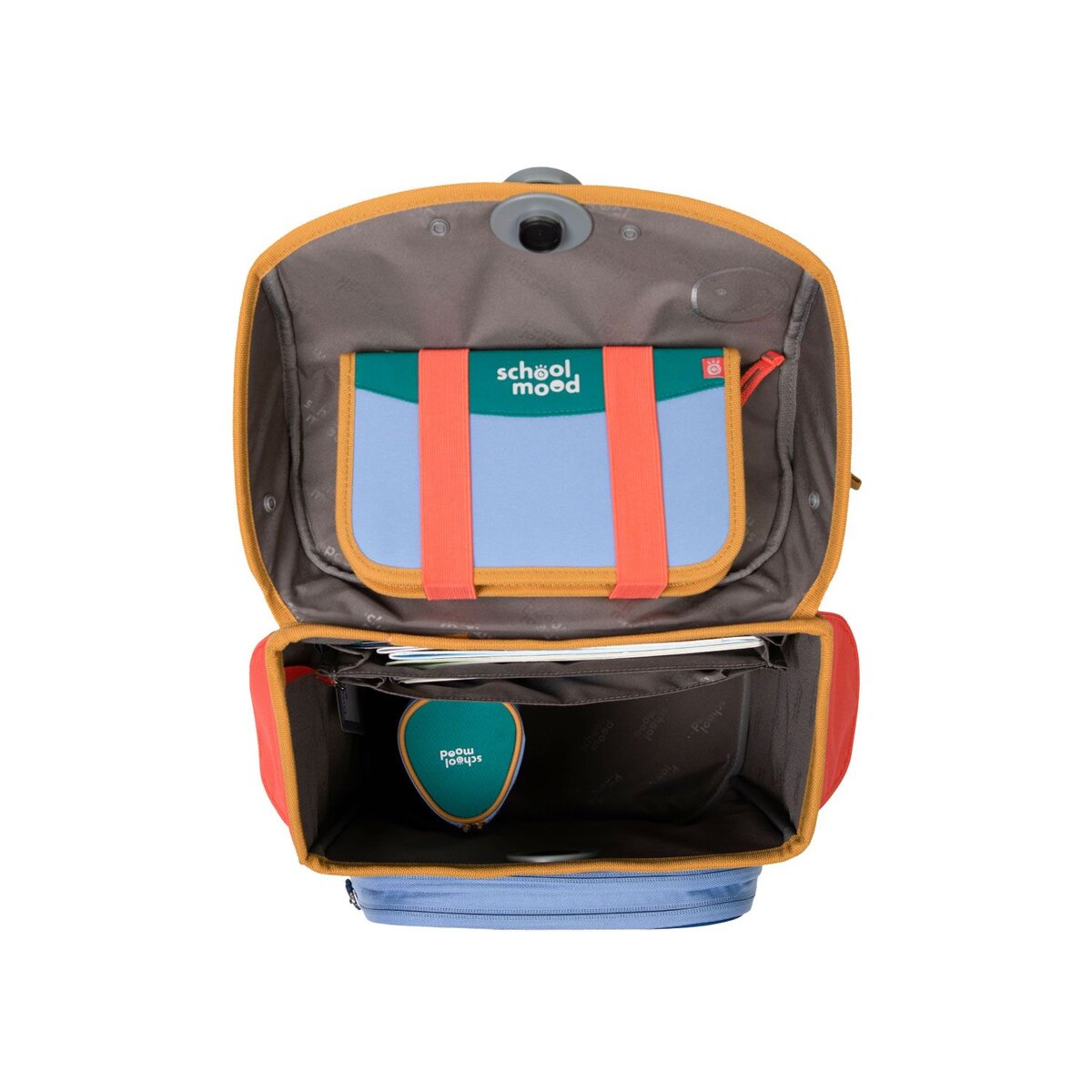 School-Mood Timeless Pro Happy Sapphire (Happy Colours Collection), 6-tlg. Schulranzenset