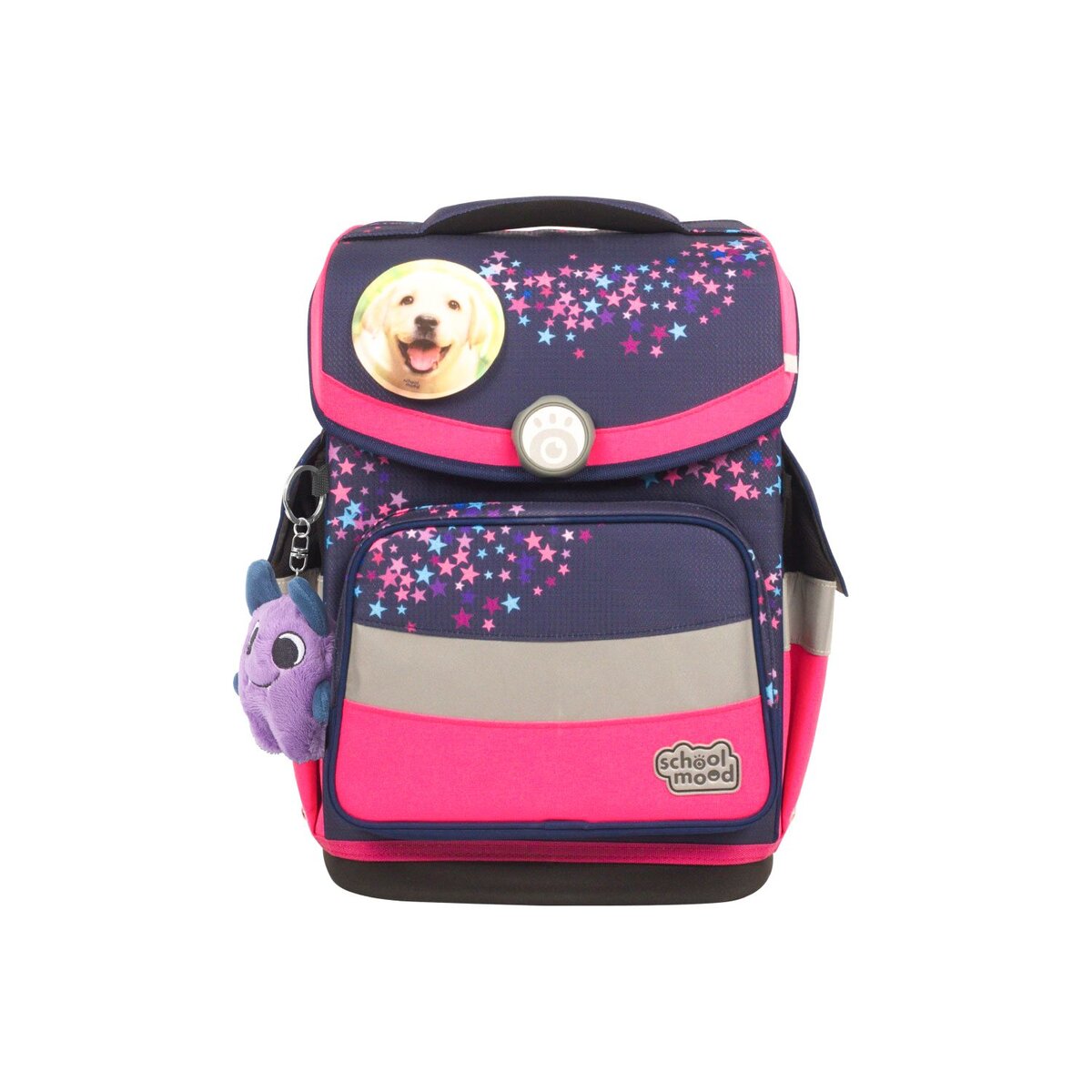 School-Mood Timeless Pro Leni (Hund), 7-tlg. Schulranzenset