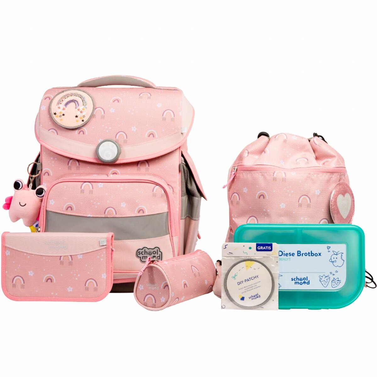 School-MoodTimeless Pro Rainbow, 7-tlg. Schulranzenset Schulranzenset